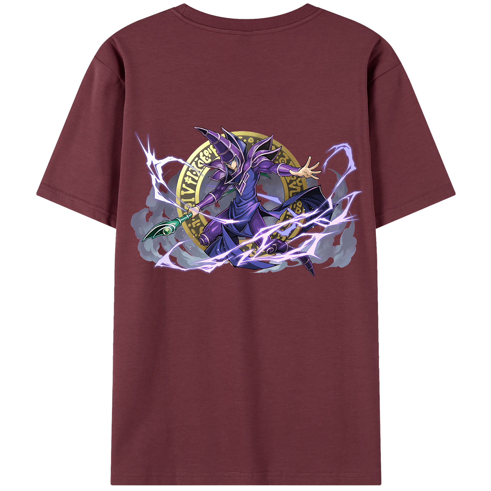 （画像用） 遊☆戯☆王 Yu-Gi-Oh! 綿100％半袖Tシャツ（背面プリント）